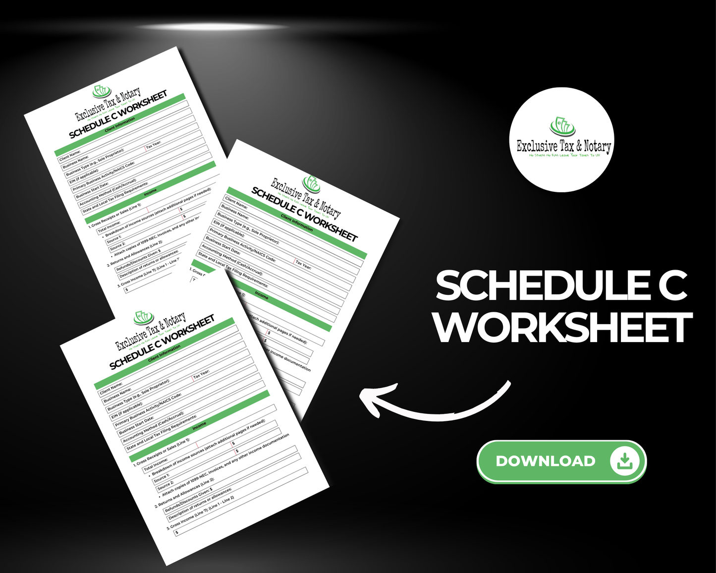 Schedule C Worksheet