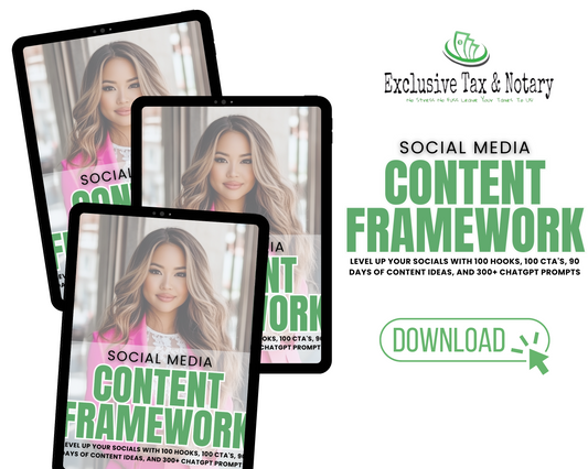 Social Media Content Framework