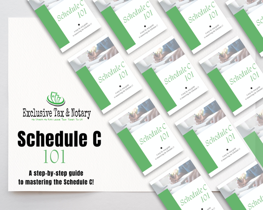 Schedule C 101 Textbook – With Master Resell Rights!
