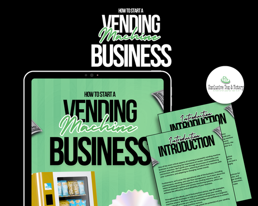 Vending Machine Business